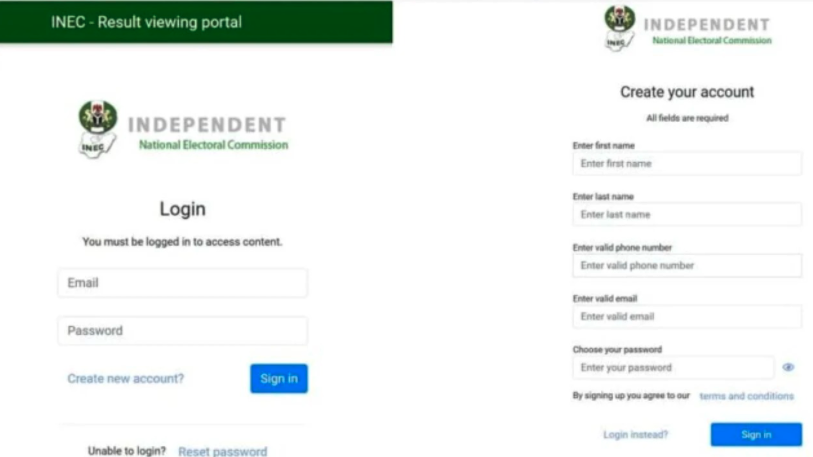 INEC results viewing portal How to check inec live result