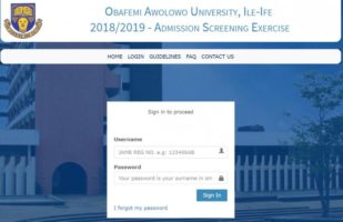 OAU post Utme Result