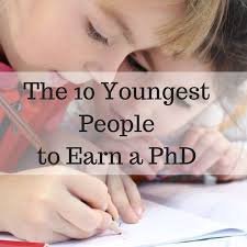 youngest people to earn a phd